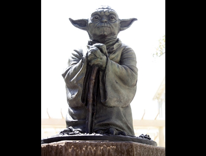 Presidio: Yoda statue at LucasFilm HQ